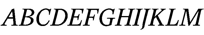 MagisterST Italic Font UPPERCASE