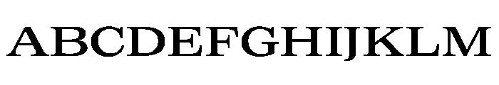 MagisterST MediumExt Font UPPERCASE