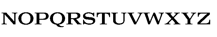 MagisterST MediumExt Font UPPERCASE