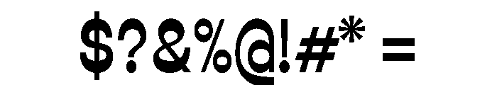 MaiDisplay Regular Font OTHER CHARS