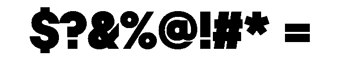 Malamocco Black Font OTHER CHARS