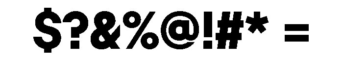 Malamocco Bold Font OTHER CHARS