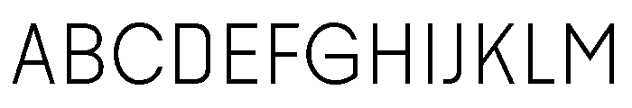 Malamocco Light Font UPPERCASE