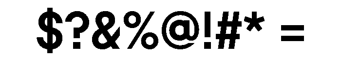 Malamocco Medium Font OTHER CHARS