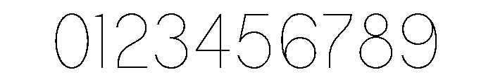 Malamocco Thin Font OTHER CHARS
