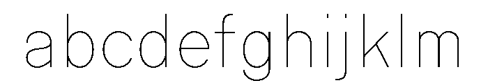 Malamocco Thin FONT