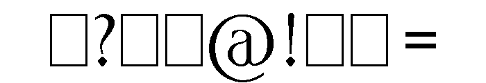 Manchester United 2013 2014 Font OTHER CHARS