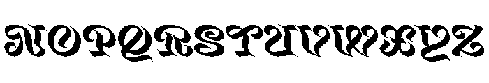 Mancine Bold Instance Font UPPERCASE