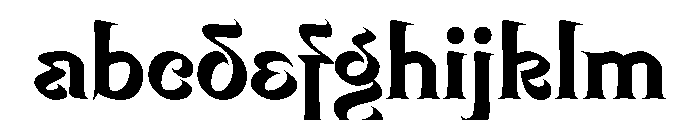 Mancine Bold Instance FONT