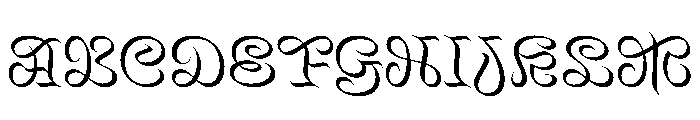 Mancine Light Instance Font UPPERCASE