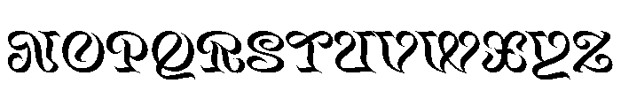 Mancine Medium Instance Font UPPERCASE