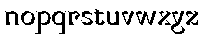 Mancine Medium Instance Font LOWERCASE