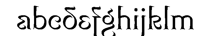 Mancine Regular Instance FONT