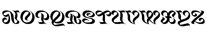 Mancine SemiBold Instance Font UPPERCASE