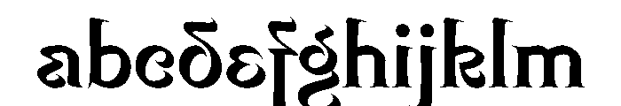 Mancine SemiBold Instance FONT