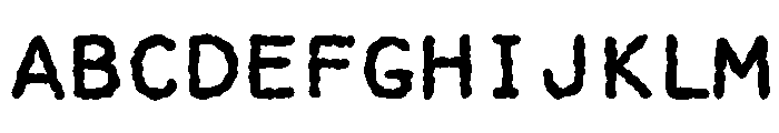 Manifoldv0.4SansRough Bold Font UPPERCASE
