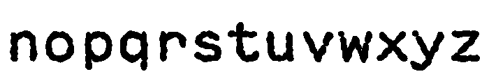 Manifoldv0.4SansRough Bold Font LOWERCASE