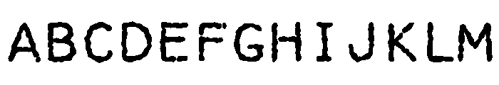 Manifoldv0.4SansRough Medium Font UPPERCASE