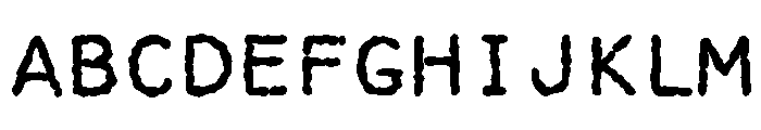 Manifoldv0.4SansRough Semibold Font UPPERCASE