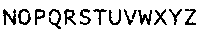 Manifoldv0.4SansRough Semibold Font UPPERCASE
