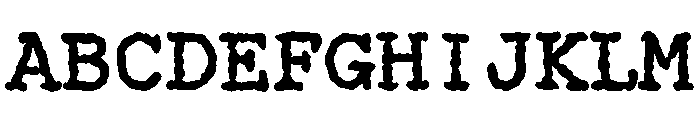 Manifoldv0.4SerifRough Bold Font UPPERCASE