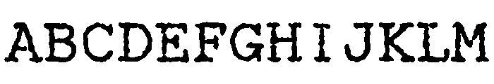 Manifoldv0.4SerifRough Medium Font UPPERCASE