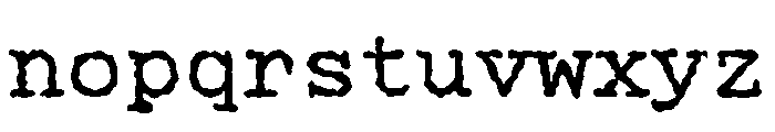 Manifoldv0.4SerifRough Medium Font LOWERCASE