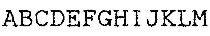 Manifoldv0.4SerifRough Regular Font UPPERCASE
