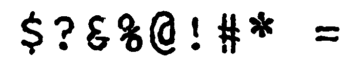 Manifoldv0.4SerifRough Semibold Font OTHER CHARS