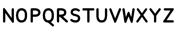 Manifoldv0.5Sans Bold Font UPPERCASE