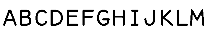 Manifoldv0.5Sans Medium Font UPPERCASE
