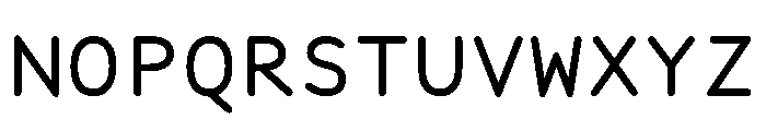 Manifoldv0.5Sans Medium Font UPPERCASE