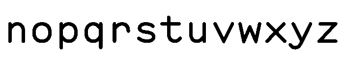 Manifoldv0.5Sans Semibold Font LOWERCASE