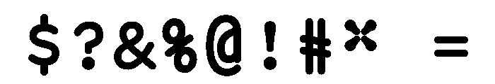 Manifoldv0.5Serif Bold Font OTHER CHARS