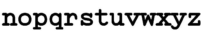 Manifoldv0.5Serif Bold Font LOWERCASE