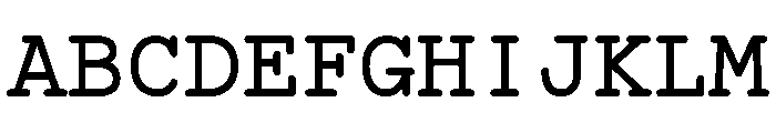 Manifoldv0.5Serif Medium Font UPPERCASE
