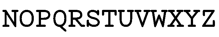 Manifoldv0.5Serif Medium Font UPPERCASE