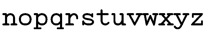 Manifoldv0.5Serif Medium Font LOWERCASE