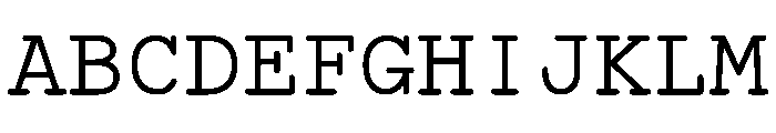 Manifoldv0.5Serif Regular Font UPPERCASE