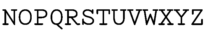 Manifoldv0.5Serif Regular Font UPPERCASE