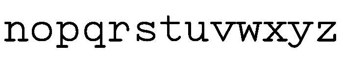 Manifoldv0.5Serif Regular Font LOWERCASE