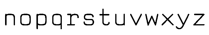 Manifoldv0.6Polygo Light Font LOWERCASE