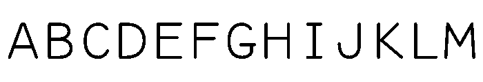 Manifoldv0.6Sans Light Font UPPERCASE