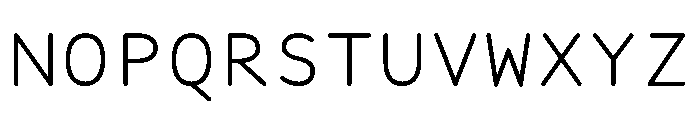 Manifoldv0.6Sans Light Font UPPERCASE