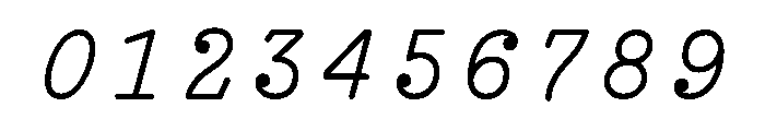 Manifoldv0.6Sans LightItalic Font OTHER CHARS