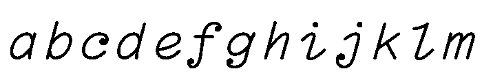 Manifoldv0.6Sans LightItalic FONT