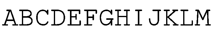 Manifoldv0.6Serif Light Font UPPERCASE