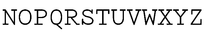 Manifoldv0.6Serif Light Font UPPERCASE