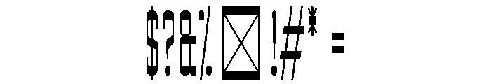 Manoeuvre Regular Font OTHER CHARS