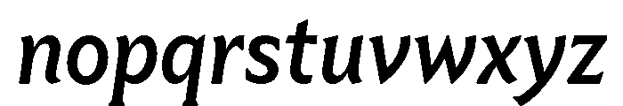 MaradesBoisv0.3acWeb 500Italic Font LOWERCASE